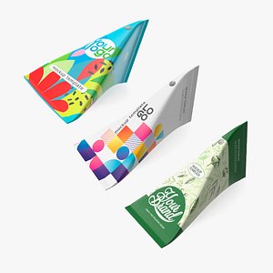 3D Triangle Packages Mockup Collection