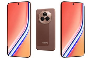 Realme P3 Pro Saturn Brown Low Poly