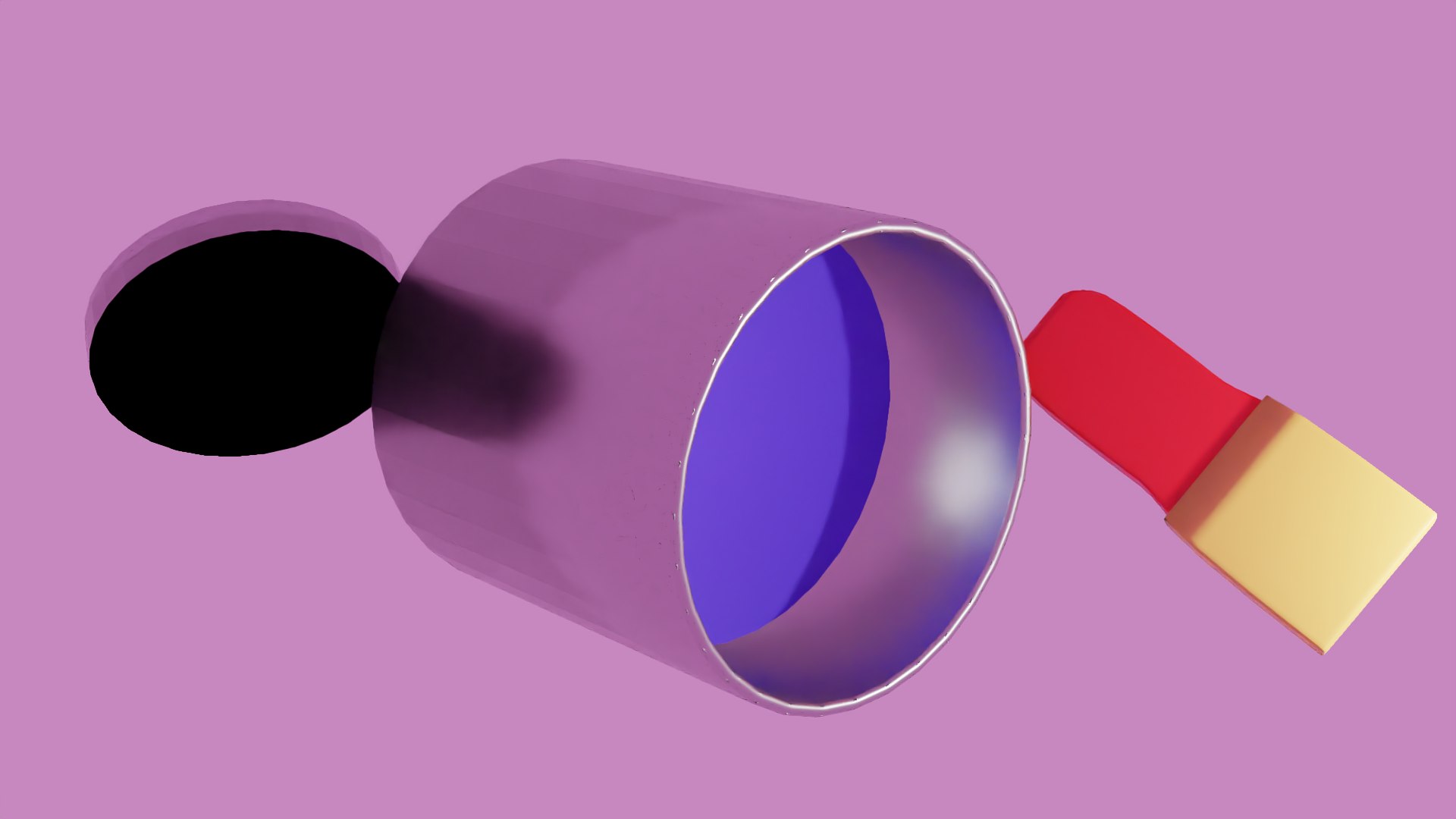 Cartoon painting bucket model - TurboSquid 2166719