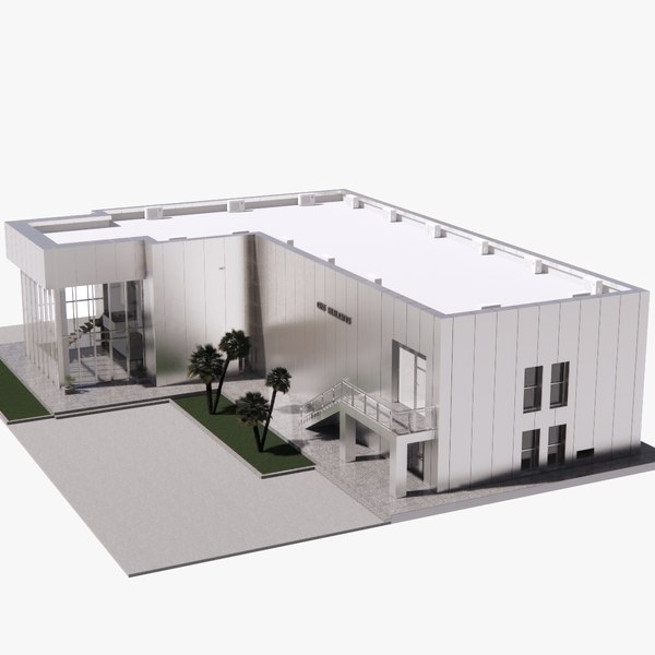 Real To Model Substation Building 3D 모델 - TurboSquid 2092885