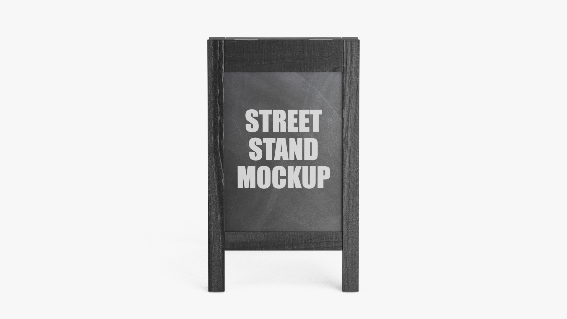 3D Wooden Street Stand - TurboSquid 1665885