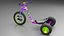 Pink Trike Bike -Glows in the Dark 3D model