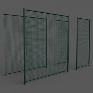 PBR Chain Link Fence For Court B