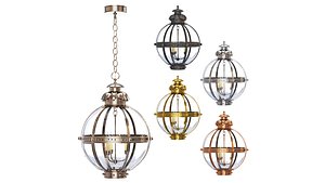 3D model Globe Pendant Light Regency