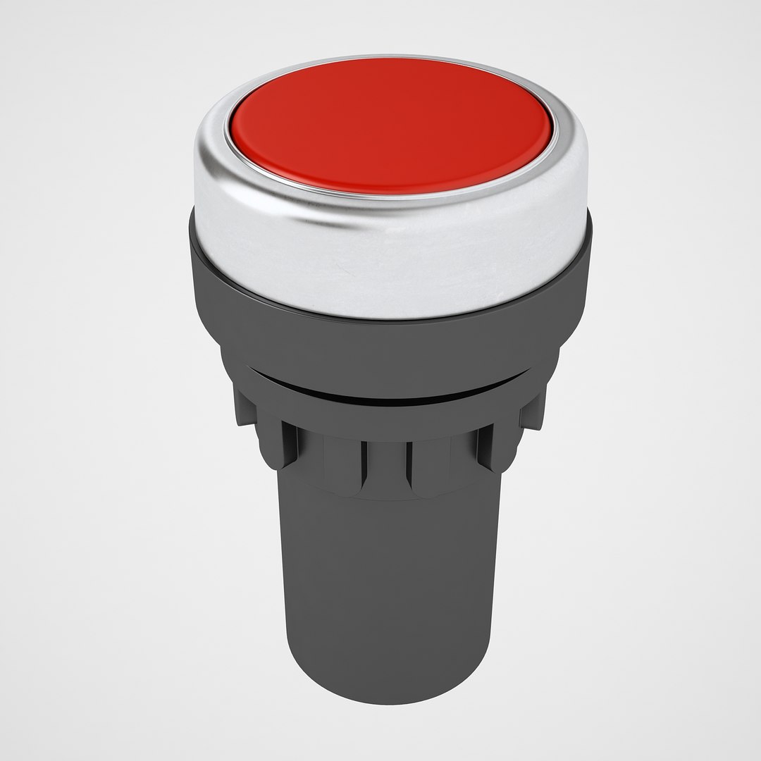 3D Industrial Button TurboSquid 1297970