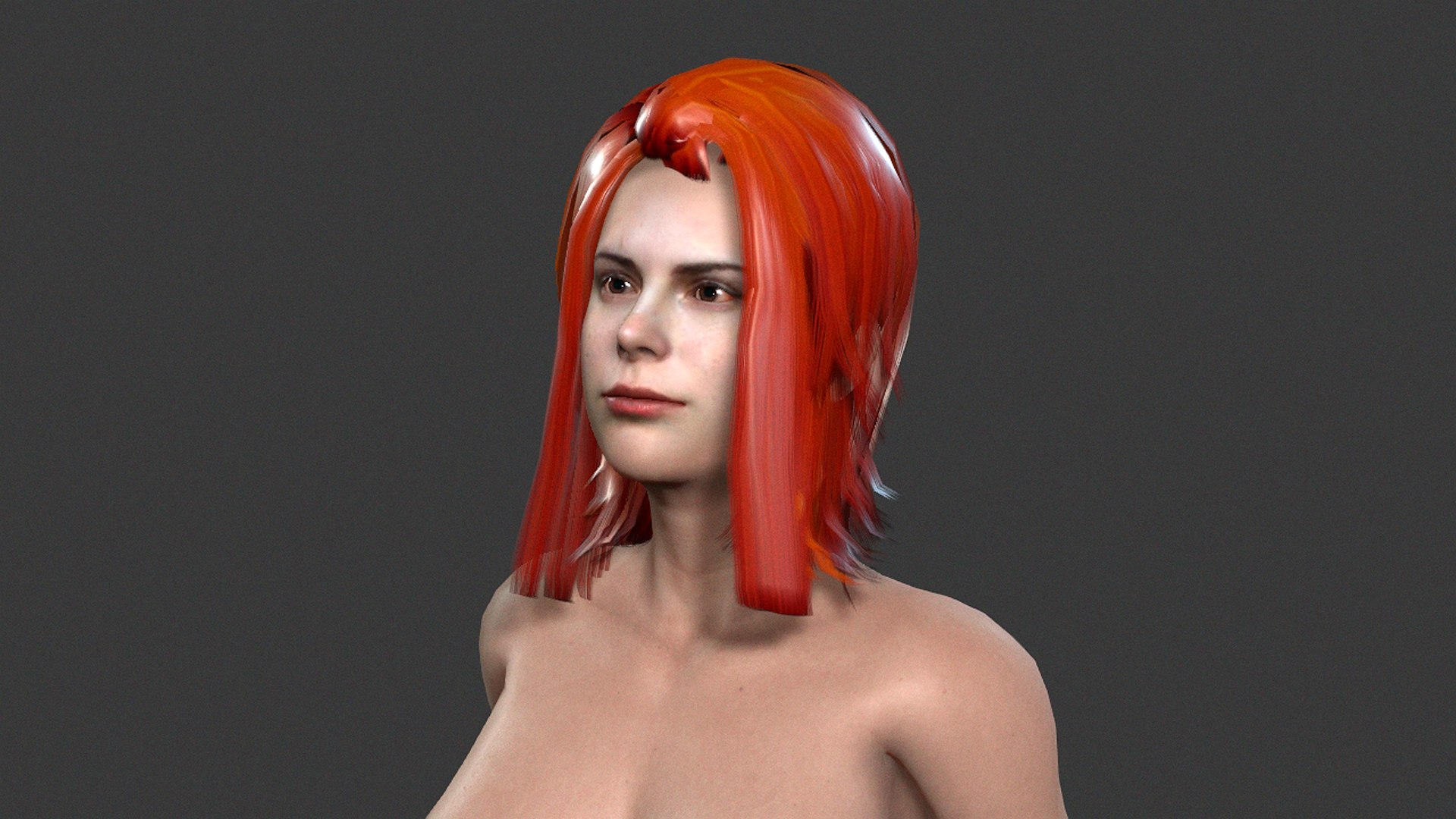 Beautiful Woman Rigged 3d Character 3d Model Turbosquid 1732479