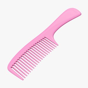 hair comb wide 3D model