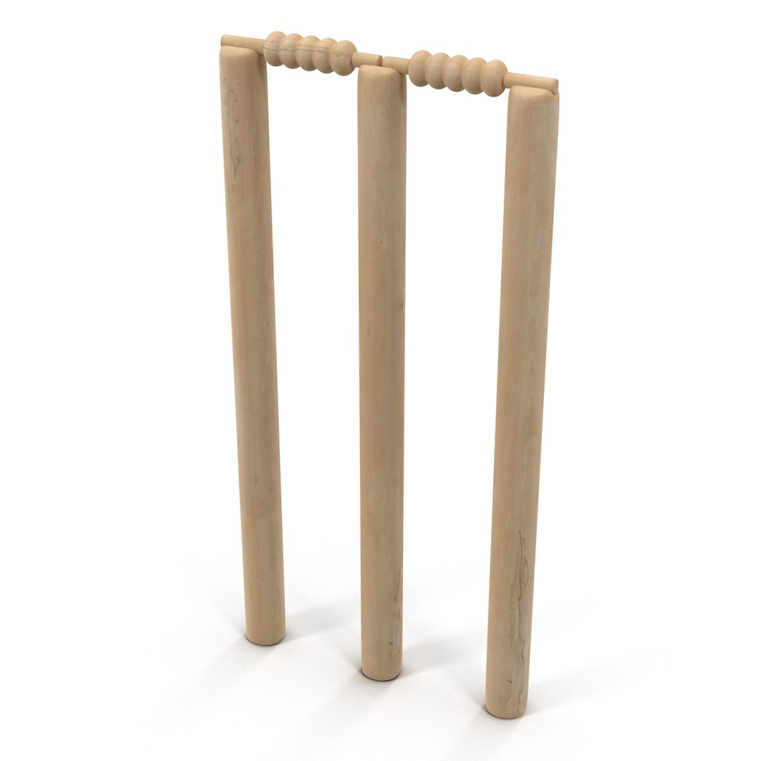 Cricket Wicket 3d Model