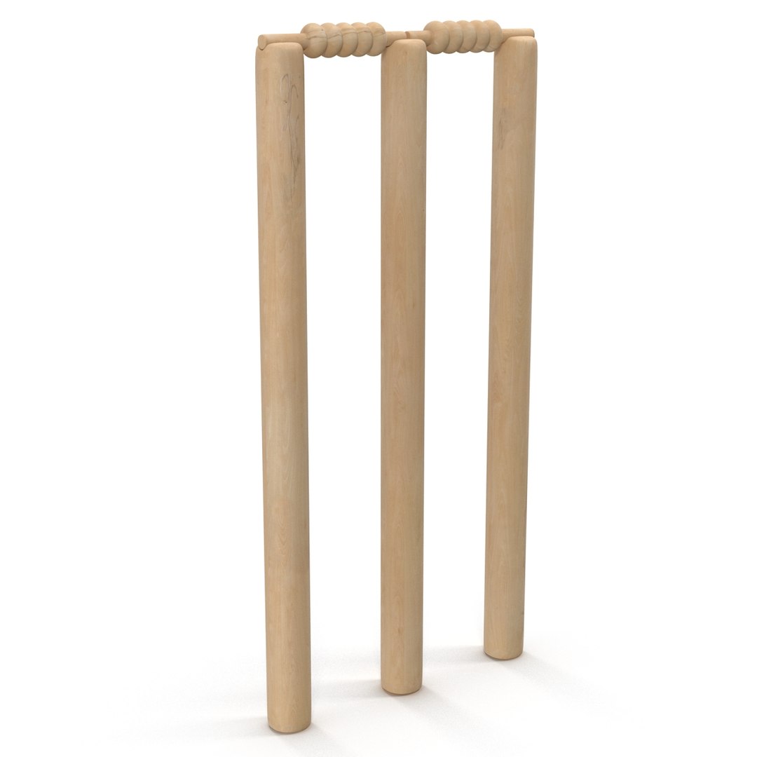 Cricket Wicket 3d Model