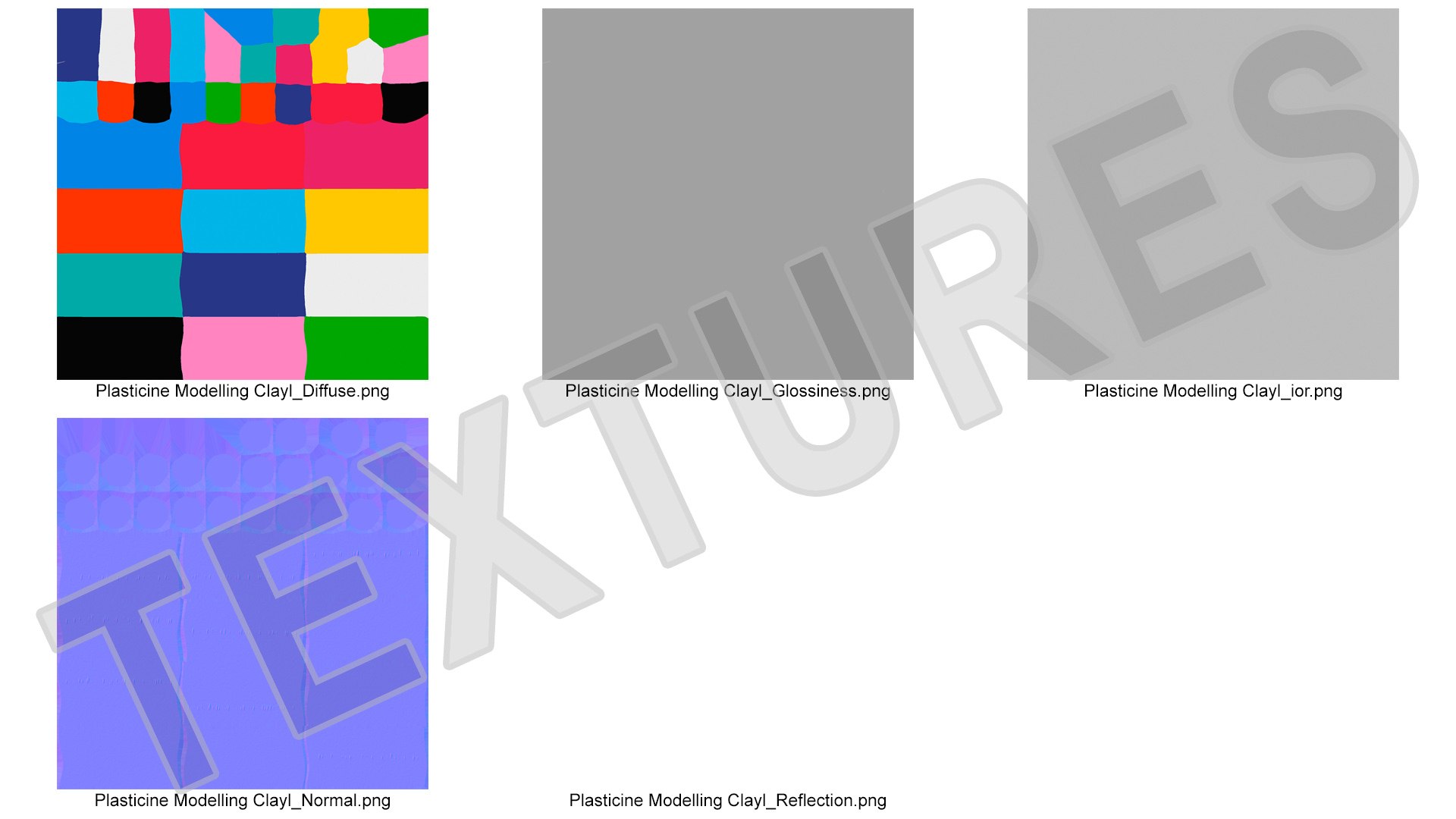 Rainbow Colours Plastilin Modelliermasse 3D-Modell - TurboSquid 1812018