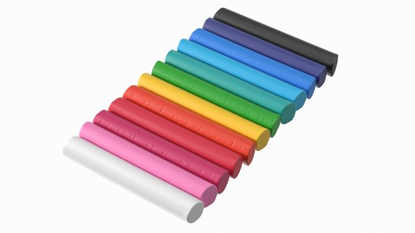 Rainbow Colours Plastilin Modelliermasse 3D-Modell - TurboSquid 1812018