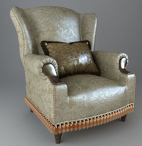 fur pillow 3d model