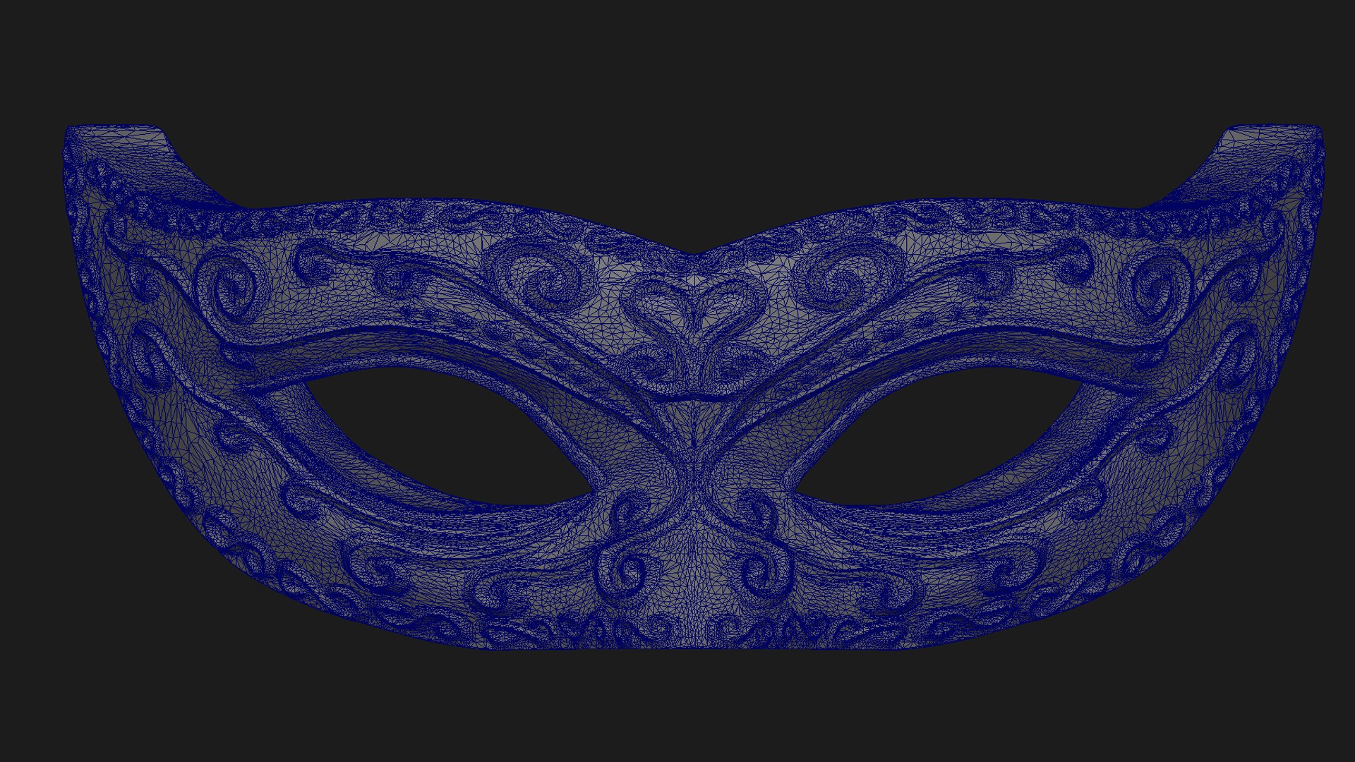 Hanging Prop - Carnival Venetian Mask 3D Model - TurboSquid 2221091