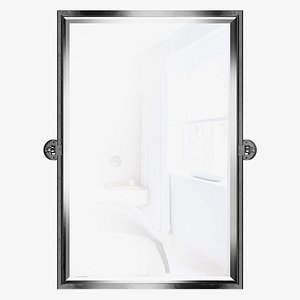 Blakley Modern  Contemporary Beveled Bathroom - Vanity Mirror 3D model