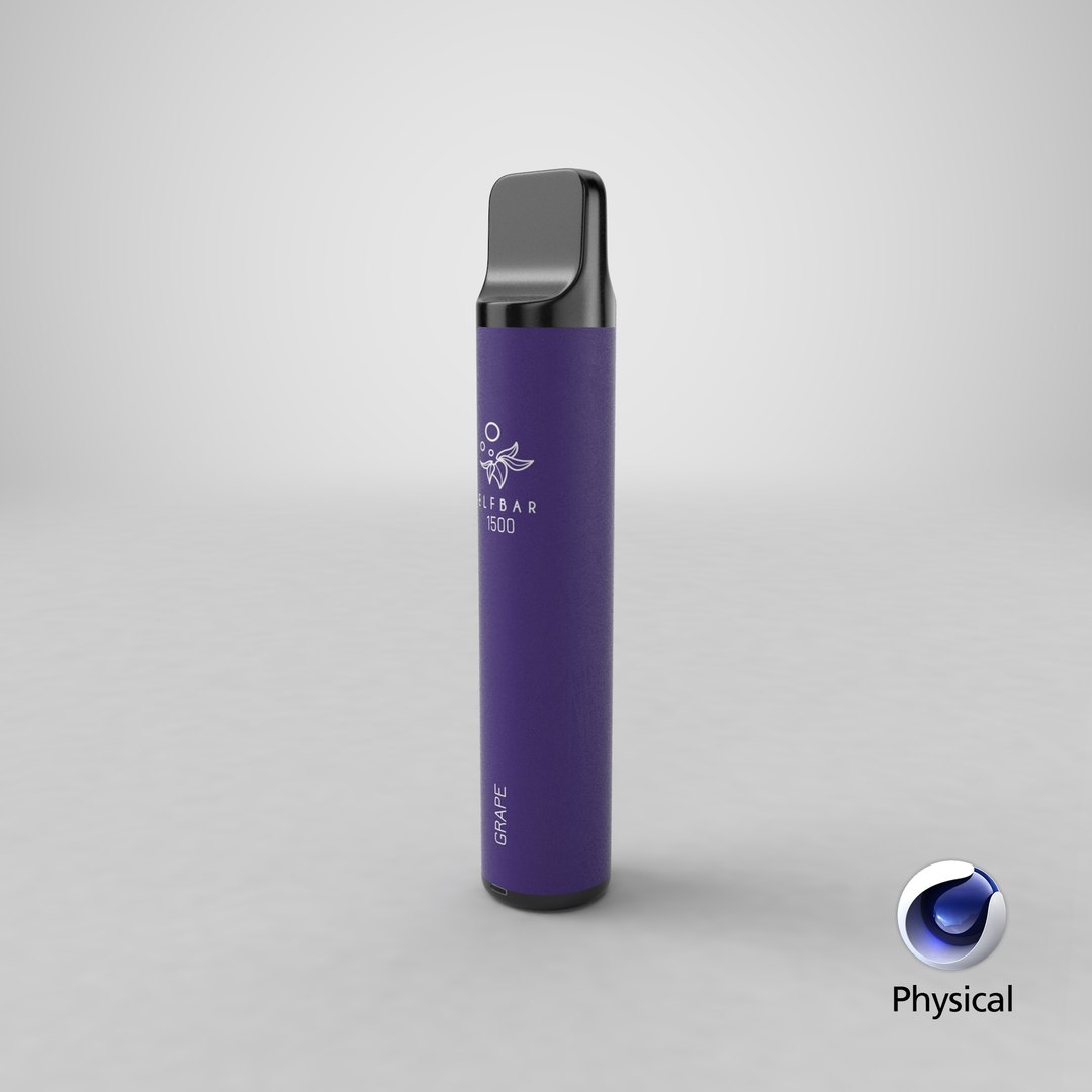 Pod Elf Bar Grape 3D model https://p.turbosquid.com/ts-thumb/6V/ly8SDR/uS/stemcell_cinema_4d_physical_render/png/1638998749/1920x1080/fit_q87/af5869317481f3d6ee3bf861db918a6f1c526fe6/stemcell_cinema_4d_physical_render.jpg