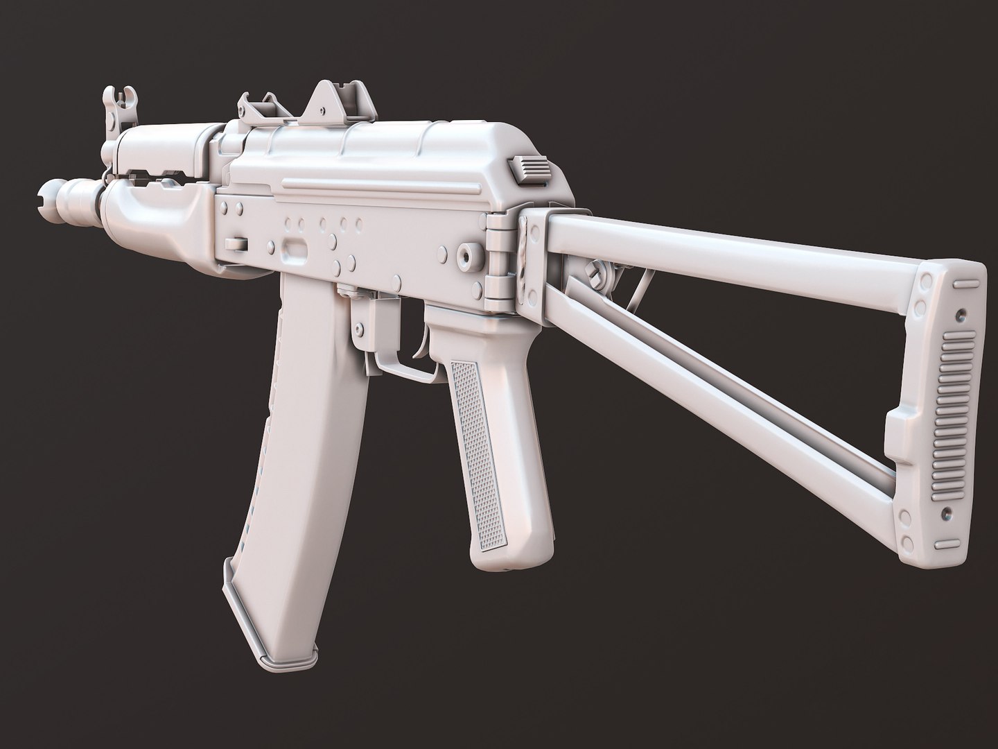 AKS-74U 3D Model - TurboSquid 1939401