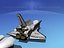 landing space shuttle dxf