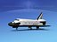 landing space shuttle dxf