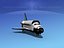 landing space shuttle dxf