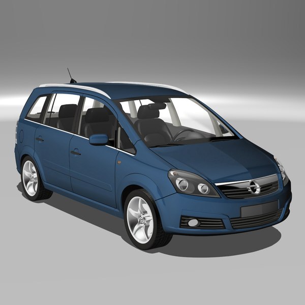 Opel Zafira (B) 2013 3D-Modell - Herunterladen Fahrzeuge on