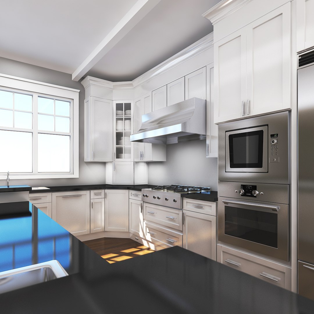 Home Kitchen 3D Model - TurboSquid 1346683