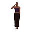 Adult Woman in Harem Pants