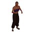 Adult Woman in Harem Pants