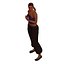 Adult Woman in Harem Pants