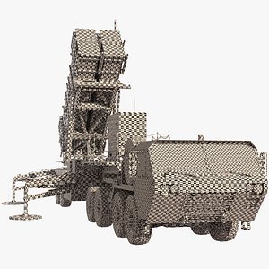 HEMTT MIM-104 Patriot SAM UVW Only 3D model