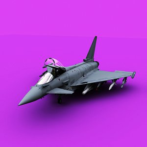 3D euro fighter typhoon