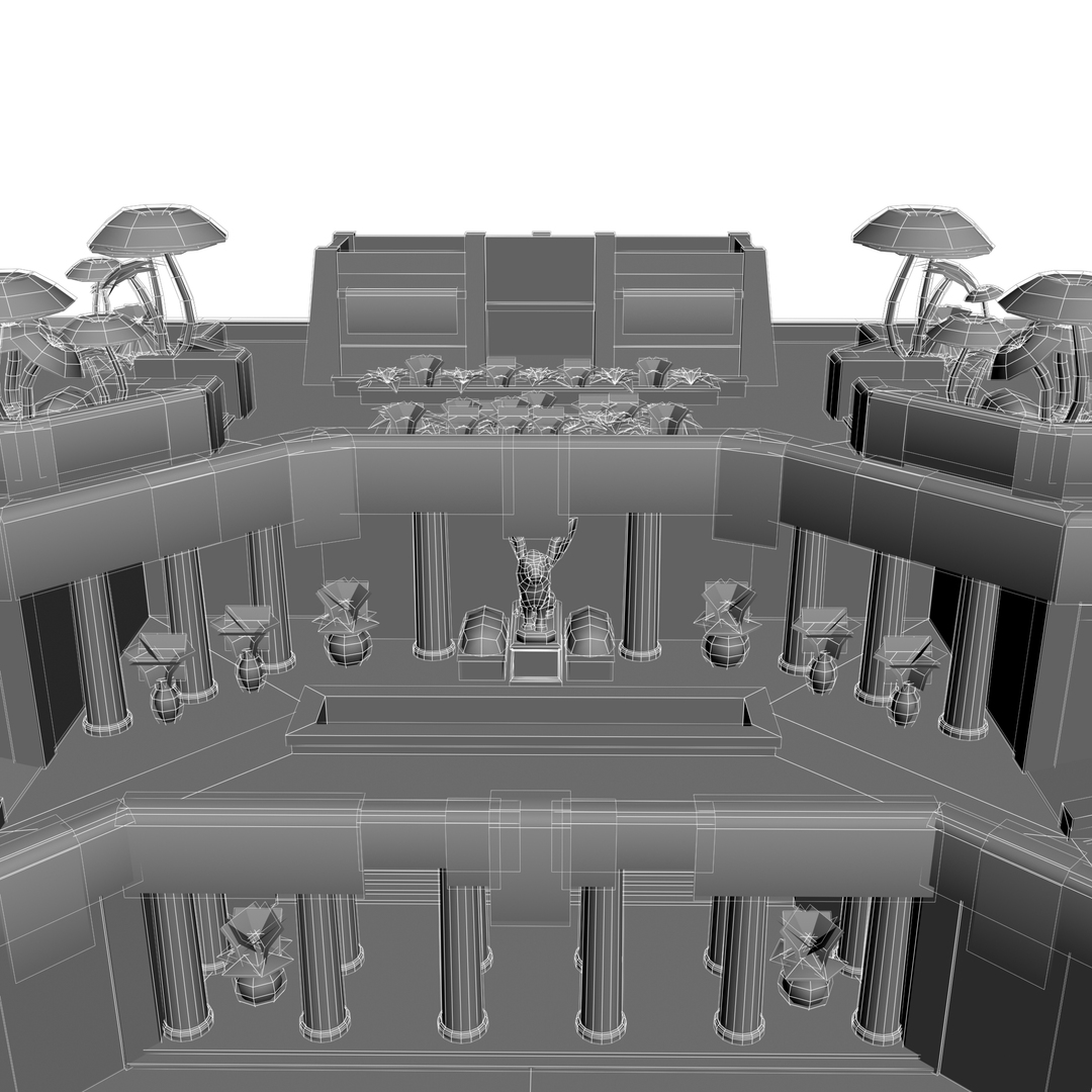 3D hanging gardens babylon model - TurboSquid 1218731