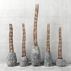 branch stone 3D