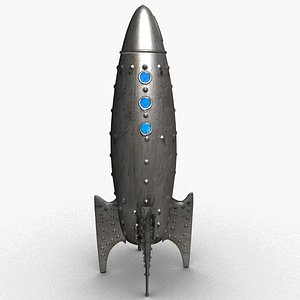 3D model rocket