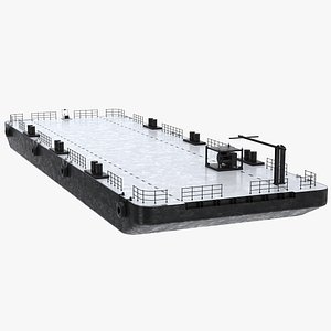 Flat Top Barge 3D
