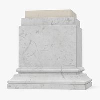 Marble Pedestal for 3D Print