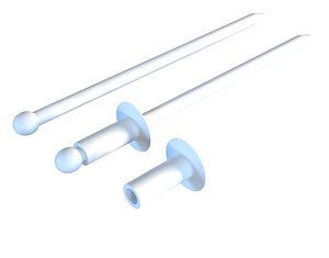 Rivet Pair 3D print model 3D model