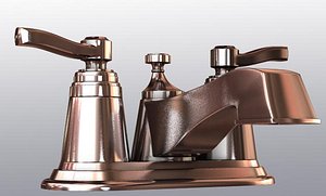 3d model moen faucet