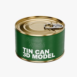 3D Tin Can 15