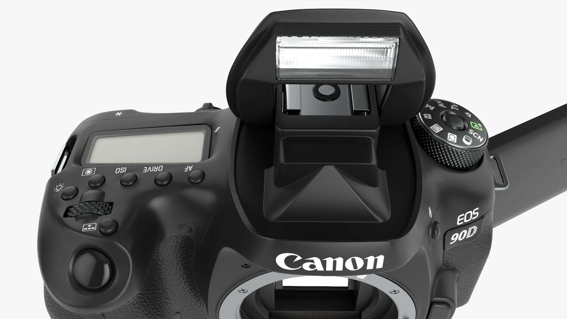 Canon EOS 90D DSLR Camera Body Open 3D Model - TurboSquid 1716041