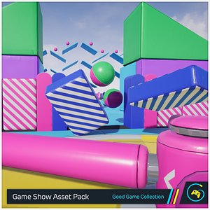 3D Game Show Asset Pack model