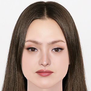 Devon Aoki Head - No Hair - Low poly head for game