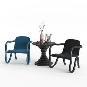 3D Kolho Lounge Chair model