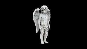 3D Cherub Angel Full Body 3D Print Model