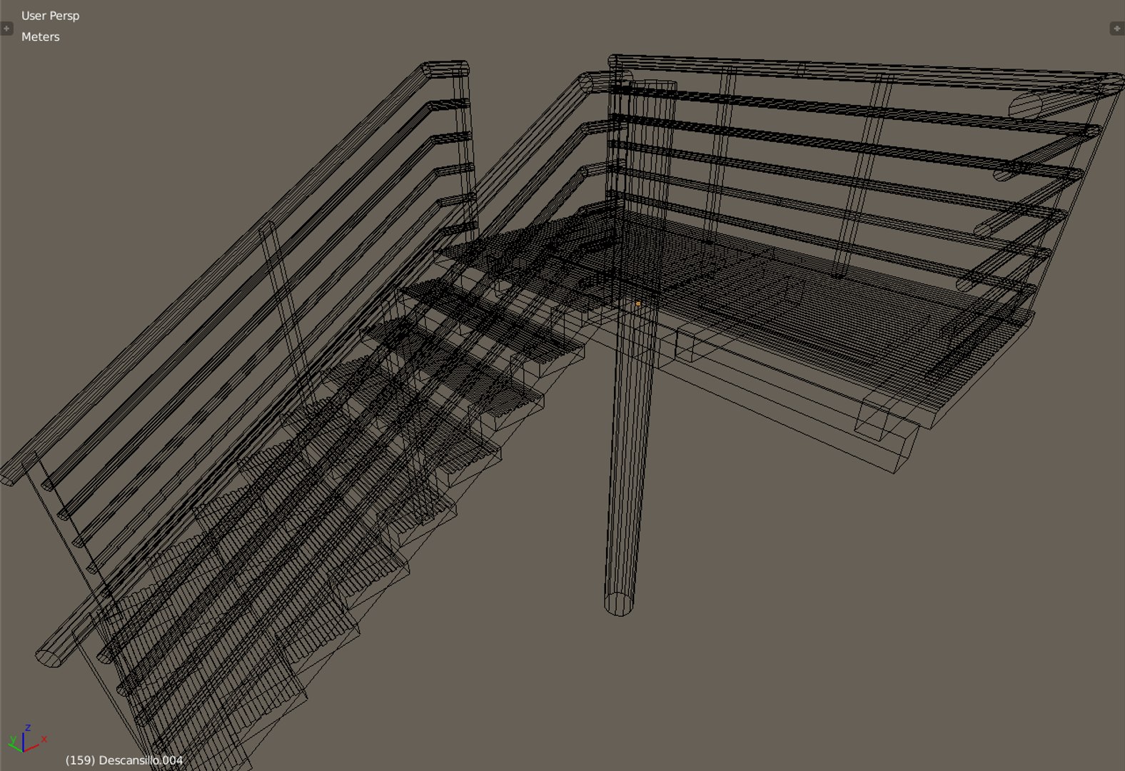 Modular Escape Stairs 3D Model - TurboSquid 1159420