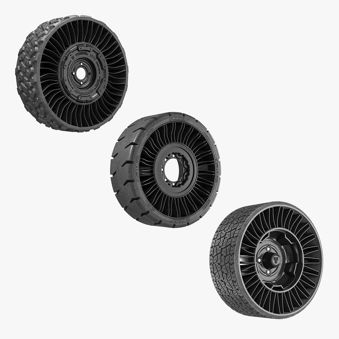 Michelin Tires Collection 3D model preview