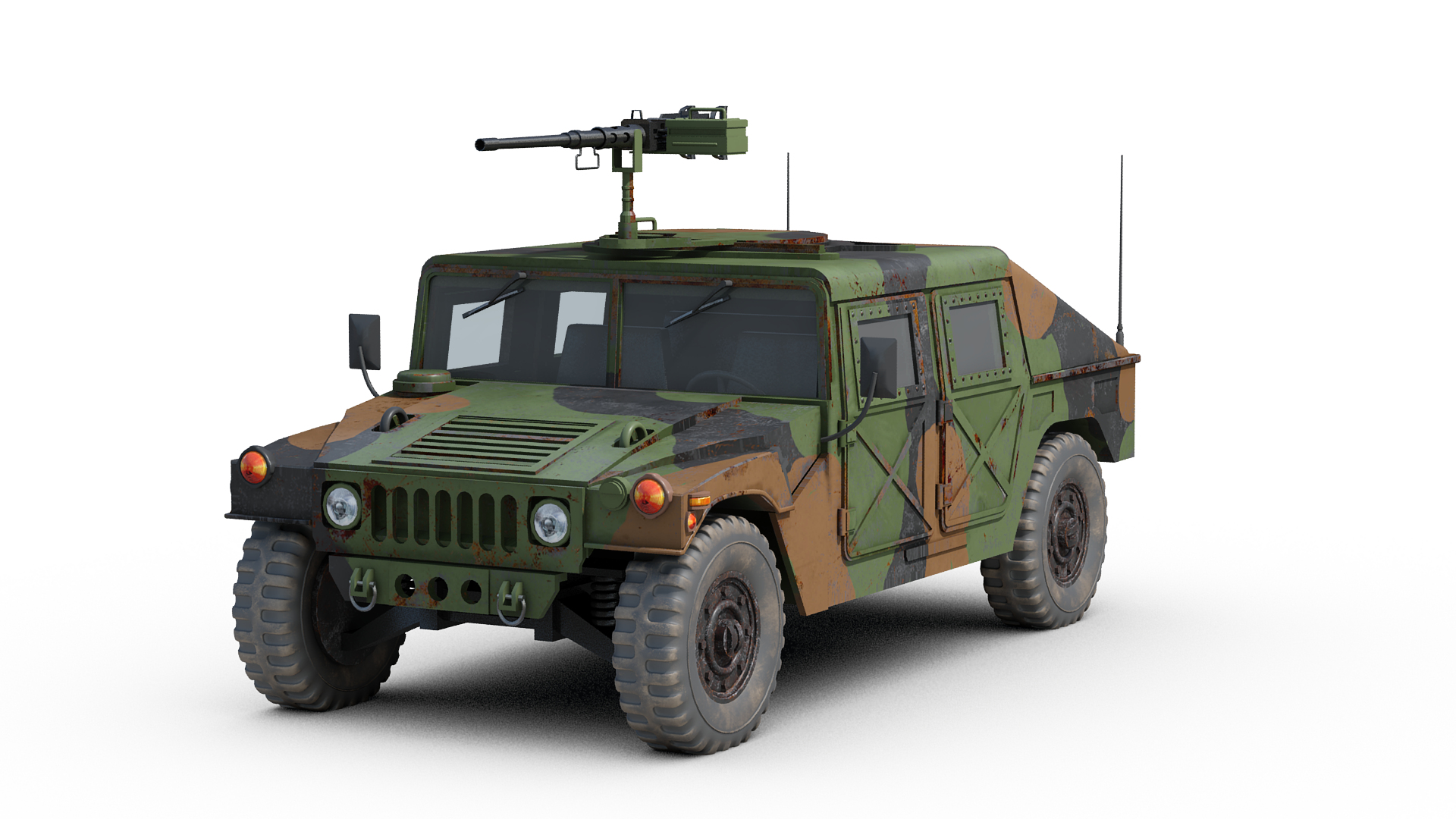 Humvee Camo Model - TurboSquid 2151059