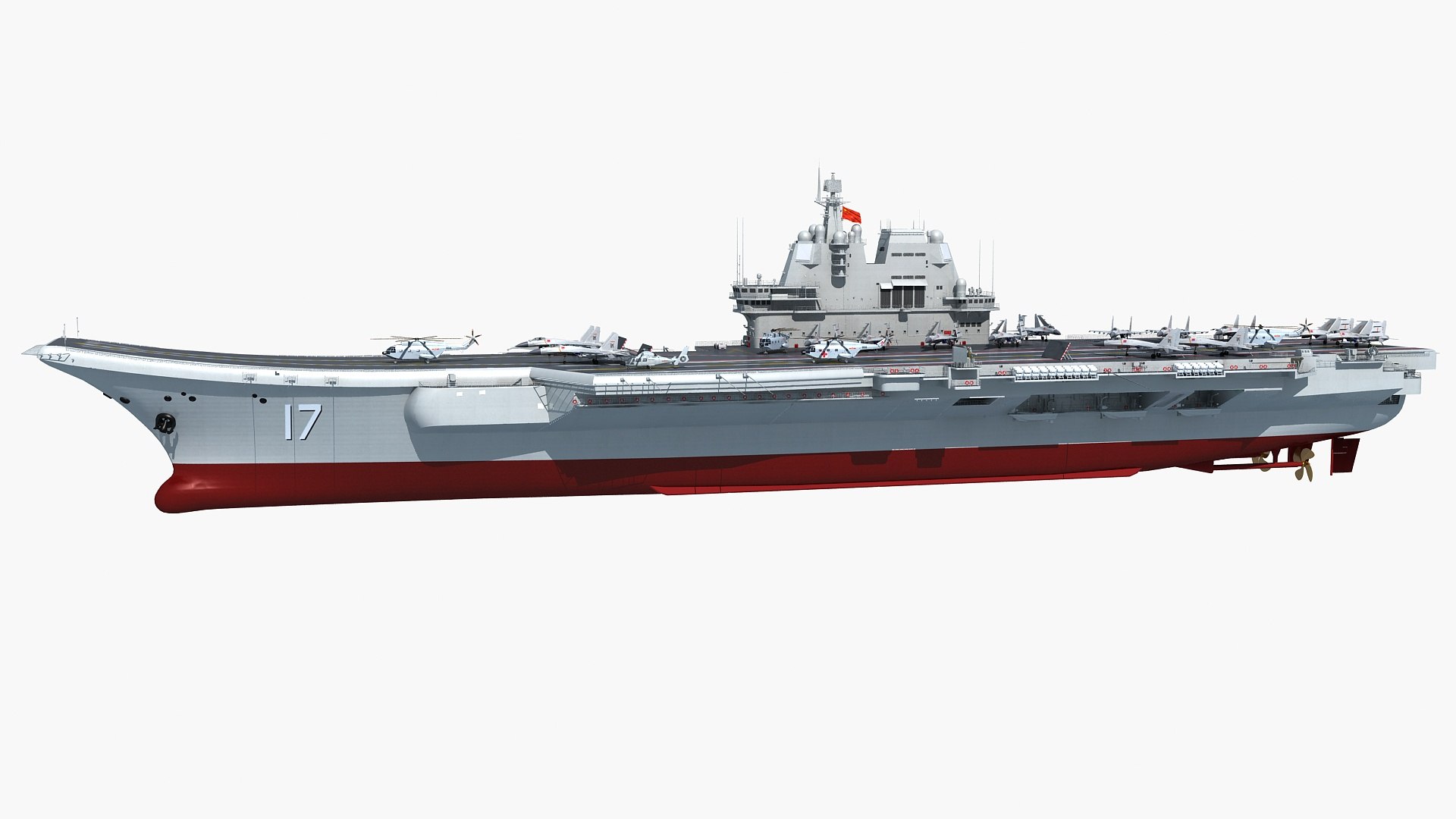 China Aircraft Carrier CV17 with shipboard aircraft 3D model https://p.turbosquid.com/ts-thumb/6W/hKgV85/1I/17_08/jpg/1692426719/1920x1080/fit_q87/f44d20c47e31f5e100e9f4490e74a23cb6d145ed/17_08.jpg