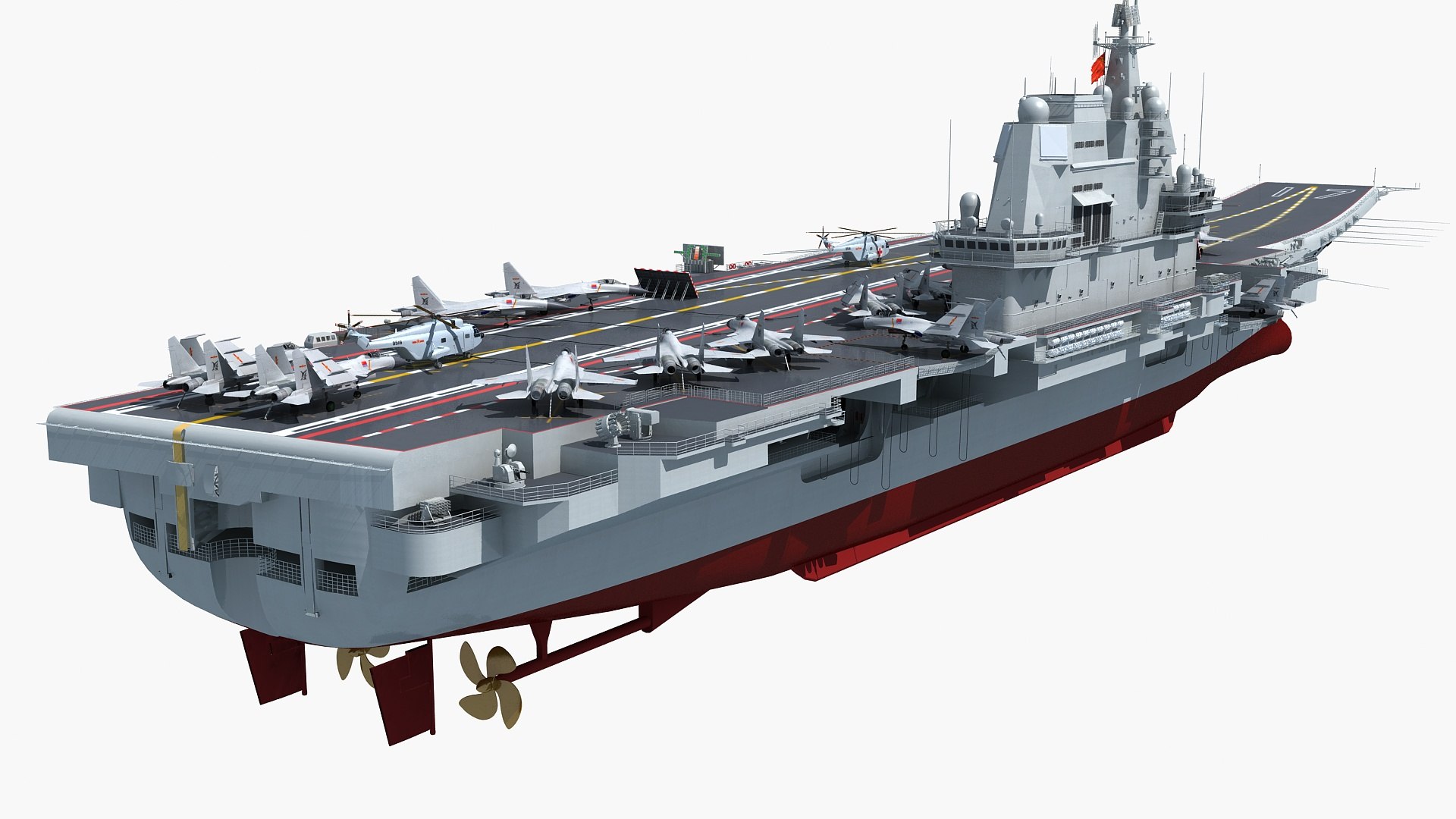China Aircraft Carrier CV17 with shipboard aircraft 3D model https://p.turbosquid.com/ts-thumb/6W/hKgV85/yE/17_04/jpg/1692426716/1920x1080/fit_q87/b825f3b58f3d3c5ca7c387d6f96124480e045b57/17_04.jpg