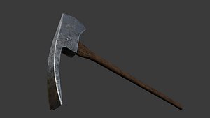 wood axe 3D model