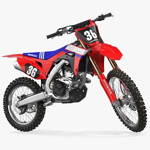 motocross bike honda crf250r 3D model